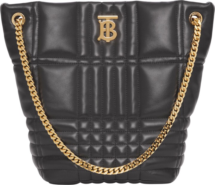 Burberry Medium Lola Quilted Lambskin Leather Bucket Bag - ShopStyle
