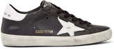 Thumbnail for your product : Golden Goose Black Leather Superstar Sneakers