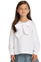 Thumbnail for your product : Oscar de la Renta Girl's Cotton Bow Blouse