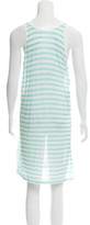 Thumbnail for your product : Alexander Wang T by Striped Knee-Length Dress w/ Tags