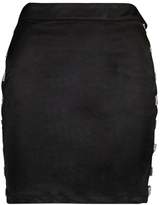 Thumbnail for your product : boohoo Diamante Side Stretch Satin Mini Skirt