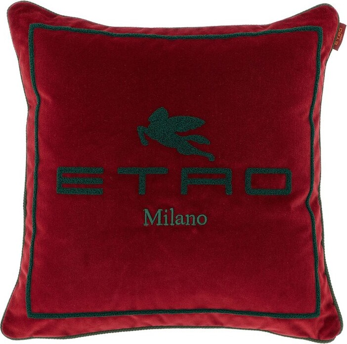 ETRO HOME Pegaso Embroidered Cushion