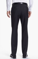 Thumbnail for your product : HUGO BOSS 'Sharp' Slim Fit Flat Front Wool Trousers