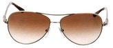 Thumbnail for your product : Bvlgari Crystal-Embellished Aviator Sunglasses