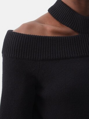 Alexander McQueen Halterneck Wool-blend Sweater