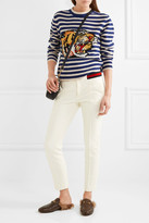 Thumbnail for your product : Gucci Cropped Twill Slim-leg Pants