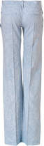 Thumbnail for your product : Balmain Vintage Blue Wide Leg Pants