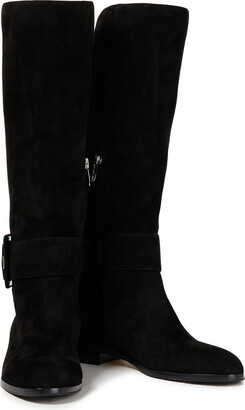 Sergio Rossi Suede knee boots