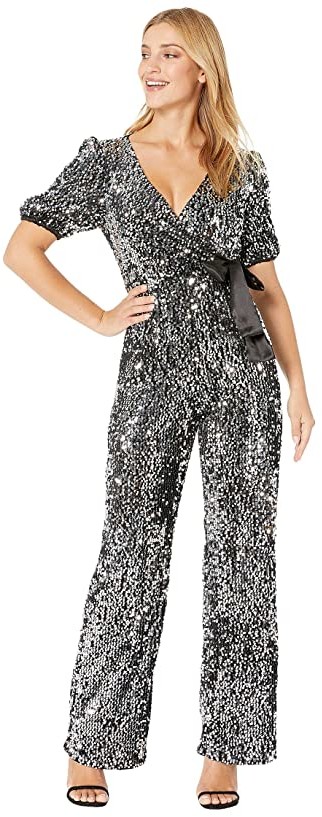 donna morgan velvet wrap dress