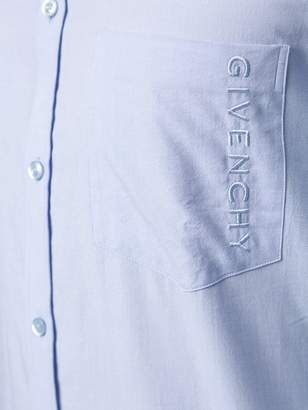 Givenchy logo embroidered shirt