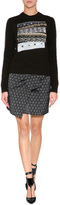 Thumbnail for your product : Kenzo Wool-Angora Blend Embroidered Pullover in Black