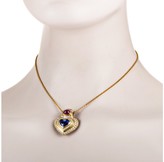 Thumbnail for your product : Bulgari 18K Yellow Gold Precious Gemstone Heart Pendant Necklace