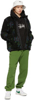 Thumbnail for your product : Stussy Black Embroidered Hoodie