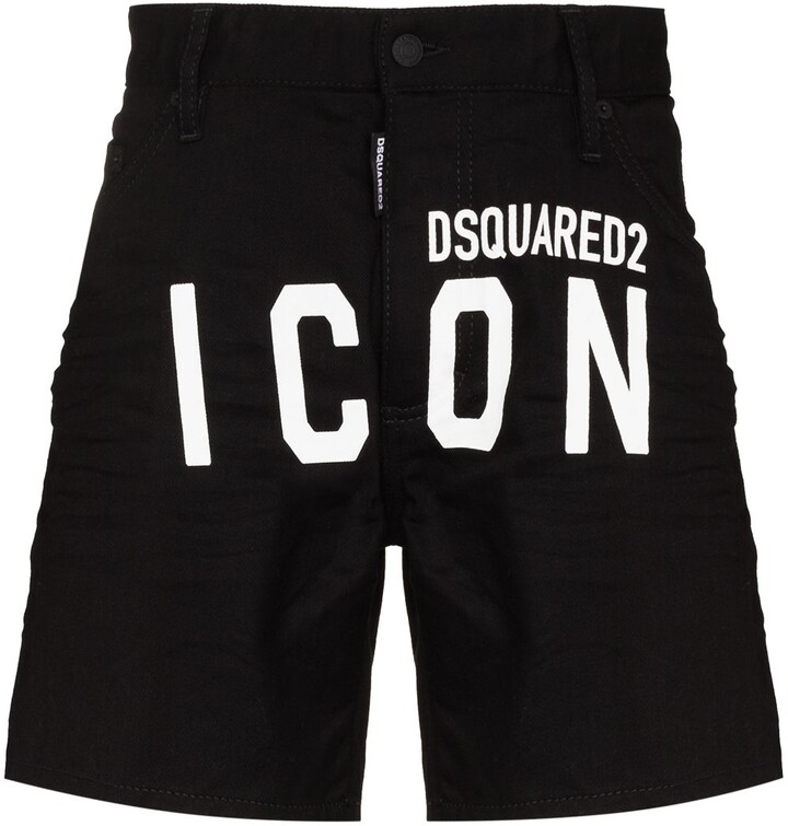 DSQUARED2 Black Men's Shorts | Shop the world's largest collection 