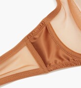 Thumbnail for your product : Nubian Skin Caramel Stretch-tulle And Satin Underwired Bra