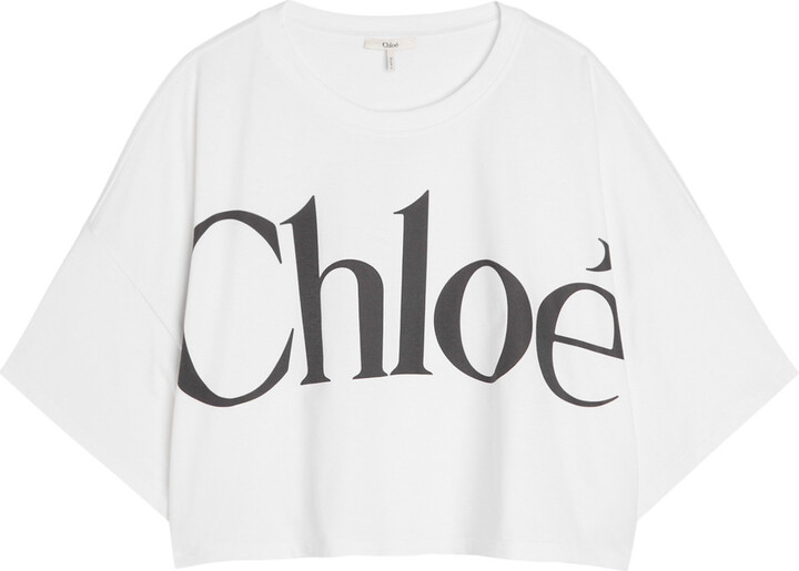 Chloé Logo-printed Cotton T-shirt