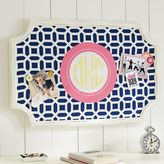 Thumbnail for your product : STUDY Scallop Framed Monogram Pinboard - Navy Peyton