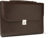 Thumbnail for your product : Valextra Pebbled-Leather Portfolio-Style Briefcase