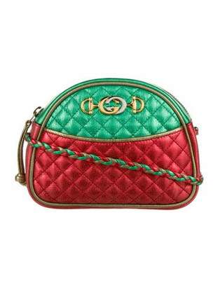 gucci crossbody red and green strap