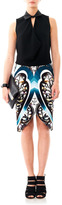 Thumbnail for your product : Peter Pilotto Arrow marble-print pencil skirt