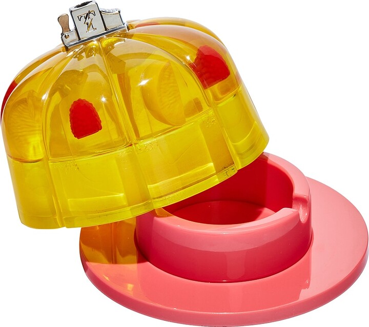 Edie Parker Jelly Tabletop Lighter in Yellow