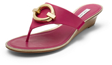 Thumbnail for your product : Diane von Furstenberg Tiles Leather Sandal