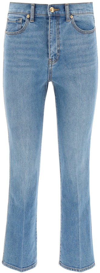 Marble cropped jeans Clearance