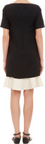 Thumbnail for your product : Valentino Contrast Flounce-Hem Shift