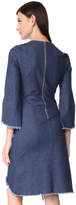 Thumbnail for your product : Sjyp Front Cut Off Denim Dress