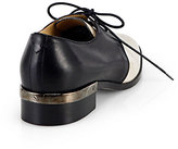 Thumbnail for your product : Reed Krakoff Bicolor Lace-Up Leather Oxfords