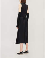 Thumbnail for your product : Rick Owens Draped wrap-style silk dress