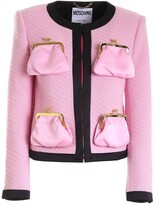 Thumbnail for your product : Moschino Purse Detailed Two-Tone Jacket