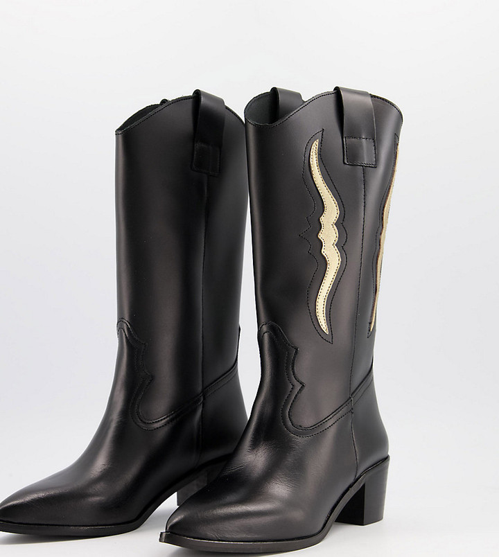 womens wide fit knee high boots