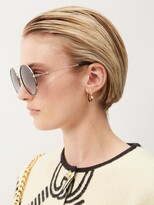 Thumbnail for your product : Gucci Eyewear Round Metal Sunglasses