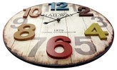 Thumbnail for your product : Infinity Instruments 23" Round Wall Clock Weathered Wood Finish