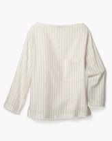 Thumbnail for your product : Theory Miniya Top in Striped Lawn