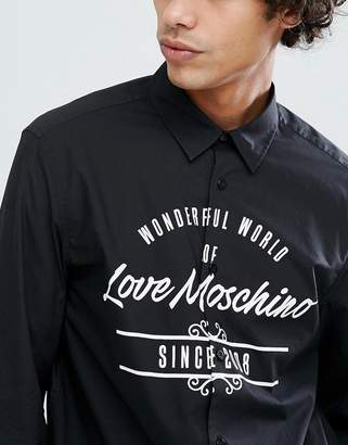Love Moschino Printed Shirt