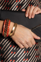 Thumbnail for your product : Stella McCartney Gold-tone faux leather cuff