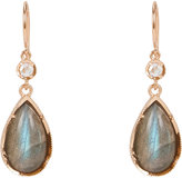 Thumbnail for your product : Irene Neuwirth Diamond, Labradorite & Rose Gold Double-Drop Earrings