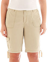 Thumbnail for your product : JCPenney St. John's Bay St. Johns Bay Cargo Bermuda Shorts - Plus