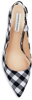 Thumbnail for your product : Saks Fifth Avenue Amendola Point-Toe Gingham Slingback Pumps