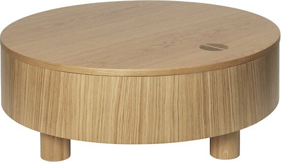 ferm LIVING Olles Storage Coffee Table in Brown
