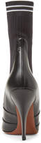 Thumbnail for your product : Fendi Black & White Pointed Toe Ankle Booties