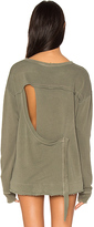 Thumbnail for your product : Wilt Slouchy Open Back Sweatshirt