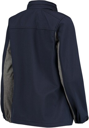 Women's Dunbrooke Navy New England Patriots Zephyr Softshell Full-Zip Jacket