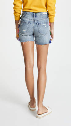 Blank High Rise Shorts with Tassels