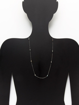 Thumbnail for your product : Black Diamond & Tahitian Keshi Pearl Station Necklace
