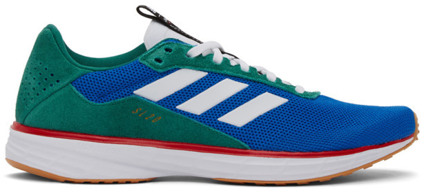 adidas blue suede shoes