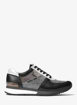 Thumbnail for your product : MICHAEL Michael Kors Michael Allie Mixed-Media Sneaker
