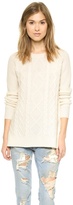 Thumbnail for your product : Madewell Placed Cable Boxy Pullover